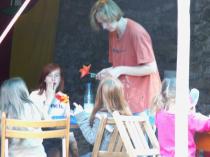 Bastellecke für die Kinder